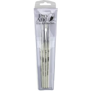Pro Arte : Polar : Brush Wallet Set of 4 : 1-4-6 Round & 3/8 Flat