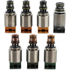 7PCS Transmission Solenoids 6HP19 6HP26 6HP32 Transmission Solenoid Kit Replacement for 2003-2011 BMW X3 X5 A6 A8 Q7