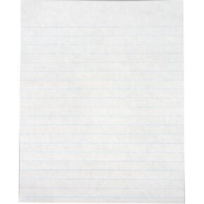 School Smart Practice Composition Paper - 7 in x 8 1/2 in - Pack of 500 - White