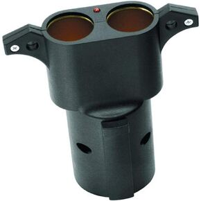 Tow Ready 118019 7-Way Cigarette Lighter Plug Adapter , black