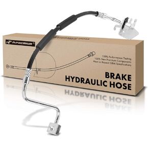 A-Premium Front Driver Brake Hydraulic Hose Compatible with Select Ford and Mercury Models - Five Hundred, Freestyle, Montego, 2005-2007, 3.0L - Replace# 6F9Z2078A