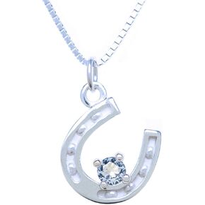 Sterling Silver Pendant Charm Horse-Shoe