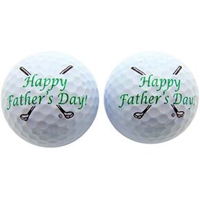 Westman Works Happy Fathers Day Set of 2 Golf Ball Gift Pack for Golfer Dads