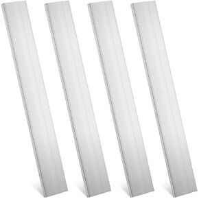 4 Pieces 1/4" (6 mm) x 2.36" (60 mm) Aluminum Flat Bar 12" Long Square Aluminum Plate 6061 Aluminum Sheet Metal for Crafting Industrial