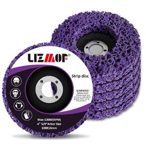 Stripping Wheel, Strip Discs for Angle Grinder, Rust Remover Wheel for Clean and Remove Paint Rust and Oxidation，4'' x 5/8'', 5PACK