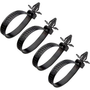 روابط تثبيت بسحاب للتثبيت بالدفع، 50 قطعة من ربطات الكابلات البلاستيكية، غلاف سلكي بطول 4.7 بوصة، روابط كابلات مثبتة بفتحة للدفع in Kuwait