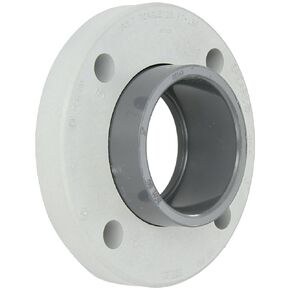 Spears 854-030 Glass-Filled PVC Pipe Fitting, Van Stone Flange, Class 150, Schedule 80, 3" Socket