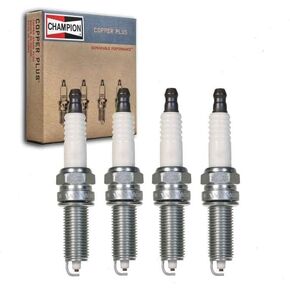 Sixity Auto 4 pc Champion Copper Plus Spark Plugs compatible with Kia Optima 2.0L 2.4L L4 2011-2018