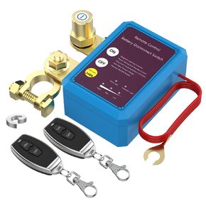 Kill Switch for Car, Malictele 12V 240A Remote Battery Disconnect Switch Car Kill Switch Anti Theft Automatic Cut/Shut Off Switch for Auto Truck Marine RV ATV Boat