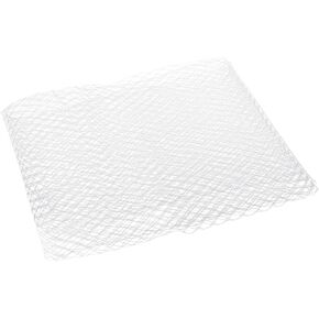 OLYCRAFT 1.1 Yard/1M White Veil Neting Fabrics 16.5~17.7 Inch Wide Bridal Wedding Veil Net Birdcage Veil Netting Fascinator Millinery Netting Fabric Mesh Fabric for Bride's Headdress Veil Making