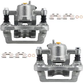 BRTEC 19B3100 19B3101 Rear Brake Caliper Passenger & Driver Side for 07-10 Kia Magentis/06-10 Optima/05-10 for Sportage for 06-08 Hyundai Sonata 2.4L 3.3L