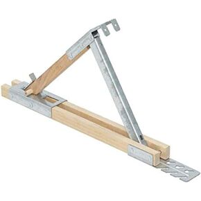 Guardian Fall Protection 2510 Adjustable Wood/Steel Roof Bracket, 12-Inch
