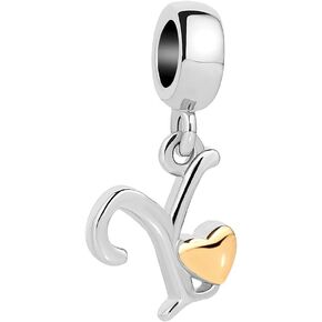 سحر الحروف الأبجدية سحر القلب الذهبي استرخى حبة لسوار in Kuwait