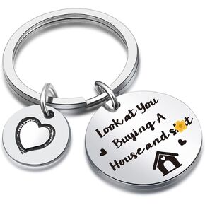 New Home Keyring Moving Home Gift New Home Owners Jewelry Best Friend Jewelry For Girlfriend Gift