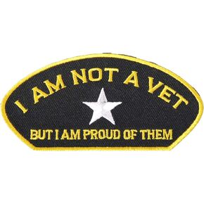 Hot Leathers - PPL9319 Not a Vet Patch (Multicolor, 4" Width x 2" Height)