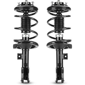 Pair Front Complete Struts Shock Absorbers Assembly 172355 172356 Compatible with 2008-2011 Mitsubishi Lancer DE ES Only
