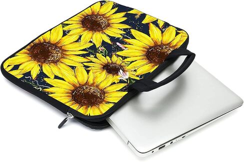 حافظة كمبيوتر محمول مقاس 11.6 12.1 بوصة حافظة لجهاز Chromebook وحقيبة كمبيوتر محمول Ultrabook وغطاء للأكمام اللوحية وحقيبة سفر مع مقبض للرجال والنساء (تنين) in Kuwait