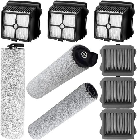 Replacement Brush Roller and HEPA Vacuum Filter Set for Tineco Floor ONE S7 Pro Cordless Wet/Dry Vacuum Cleaner, Replacement Parts for Tineco Cleaning Solution Refill in Saudi Arabia
