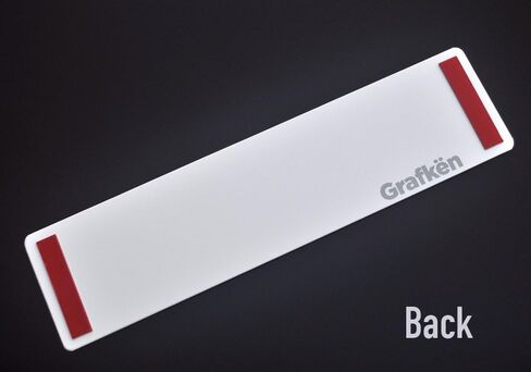 Grafkën: GR1295 Plastic Sign SMALL 12 in x 3 in: RESTROOMS. Arrow DOWN (black/white) Style 1 in Saudi Arabia