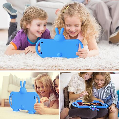 تابلت للأطفال مقاس 10.1 بوصة، جهاز لوحي Android 11 للأطفال، ذاكرة وصول عشوائي 32 جيجابايت، بطارية 5000 مللي أمبير في الساعة، أجهزة لوحية للأطفال الصغار مع بلوتوث، واي فاي، مراقبة أبوية، كاميرات مزدوجة مع حافظة مقاومة للصدمات (أزرق) in Kuwait