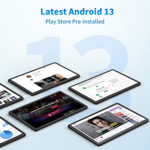 تابلت aigo مقاس 10.6 بوصة بنظام Android 2K، سعة 16 جيجابايت (8+8) + 128 جيجابايت، تابلت ثماني النواة Android 13 للألعاب، بطارية طويلة 6000 مللي أمبير في الساعة، نظام تحديد المواقع العالمي (GPS)، واي فاي مزدوج - A16 Pro in Kuwait