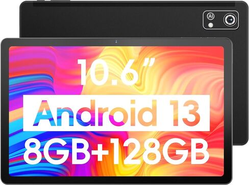 aigo 10.6 Inch Big Android Tablet 2K Tablet 16GB(8+8) + 128GB, Octa-Core Android 13 Gaming Tablet, 6000mAh Long Batterie, GPS, Dual WiFi - A16 Pro in Saudi Arabia