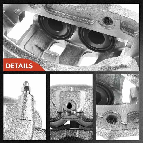 A-Premium Disc Brake Caliper Assembly with Bracket Compatible with Select Nissan Models - Frontier 1998-2004, Pickup 1995-1997, D21 1992-1994, L4 2.4L, V6 3.0L, V6 3.3L - Front Left Driver Side in Saudi Arabia