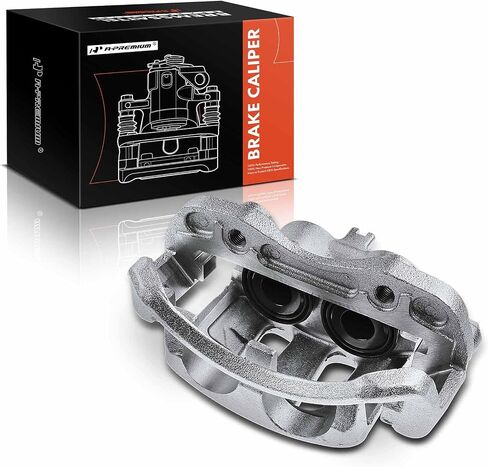 A-Premium Disc Brake Caliper Assembly with Bracket Compatible with Select Nissan Models - Frontier 1998-2004, Pickup 1995-1997, D21 1992-1994, L4 2.4L, V6 3.0L, V6 3.3L - Front Left Driver Side in Saudi Arabia