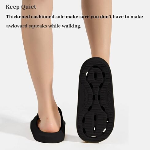 Cloud Slides for Women and Men | Shower Shoes | Non Slip Bathroom Sandals Cushioned Thick Sole House Slipper for Indoor Outdoor in Saudi Arabia