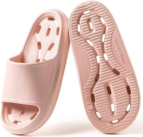 Cloud Slides for Women and Men | Shower Shoes | Non Slip Bathroom Sandals Cushioned Thick Sole House Slipper for Indoor Outdoor in Saudi Arabia