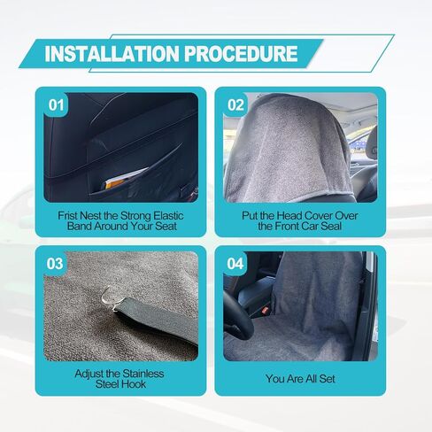 stymart Car Seat Cover Protector Front Seats Only, for Gym Workout,Swimming,Running, Universal Fit for Most Cars Trucks SUV Automotive Vehicles Seat Cover Protectors Accessories (American Flag) in Saudi Arabia