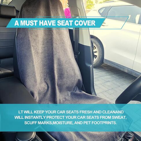 stymart Car Seat Cover Protector Front Seats Only, for Gym Workout,Swimming,Running, Universal Fit for Most Cars Trucks SUV Automotive Vehicles Seat Cover Protectors Accessories (American Flag) in Saudi Arabia