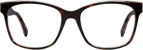 إطارات النظارات الطبية Brooke 3 مربعة للنساء من Rebecca Minkoff، هافانا داكن، 53 مم، 17 مم in Kuwait