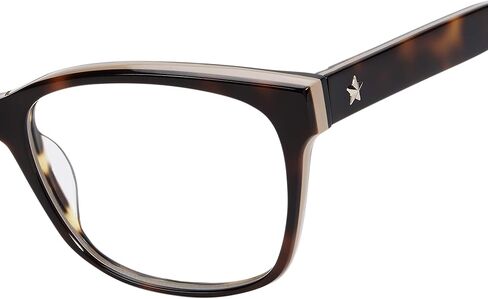 إطارات النظارات الطبية Brooke 3 مربعة للنساء من Rebecca Minkoff، هافانا داكن، 53 مم، 17 مم in Kuwait