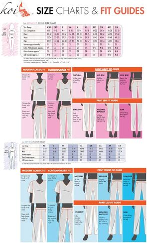 KOI Stretch 751 Alma Pant Sweet Pink 2XL in Saudi Arabia