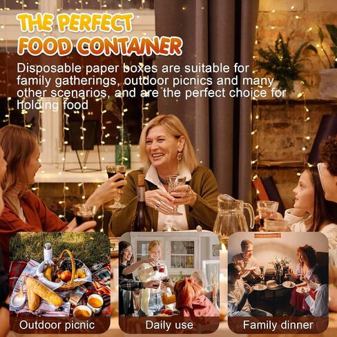 100 Pack 2 Size Paper Charcuterie Box with Clear Safety Lid 5'' White Square Disposable Food Container Bakery Bread Box 7.5'' Long Baking Box for Sandwich Cake Cookies Pastry Dessert Salad Display in Saudi Arabia