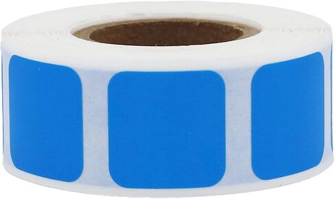 Fluorescent Green Square Color Coding Labels for Organizing Inventory 0.75 Inch Dots 500 Total Adhesive Stickers On A Roll in Saudi Arabia