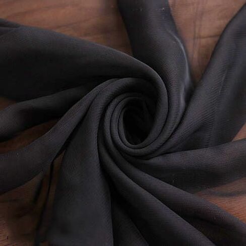 YYCRAFT Chiffon Fabric by The Yard 59" Wide 2 Yards, Aqua in Saudi Arabia