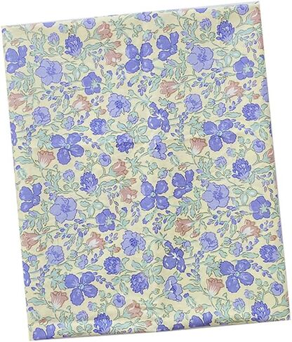 Cotton Fabric by The Yard for Sewing DIY Crafting Fashion Design Printed Floral Washable Cloth Bundles Voile;Full Width cuttable78 x 63inches (200x160cm) (Spring Orange Flowers) in Saudi Arabia