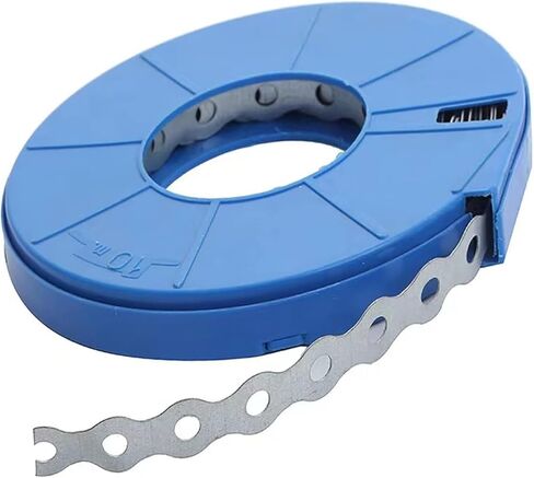 شريط أنابيب مجلفن 30 قدم أشرطة شماعات معدنية مثقوبة ربط معدني بفتحات عرض 17 مم - 2/3 بوصة، لتثبيت الأنابيب in Kuwait