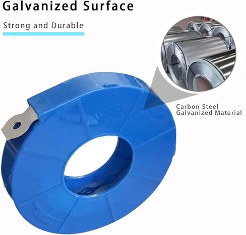 شريط أنابيب مجلفن 30 قدم أشرطة شماعات معدنية مثقوبة ربط معدني بفتحات عرض 17 مم - 2/3 بوصة، لتثبيت الأنابيب in Kuwait