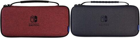 HORI Nintendo Switch Slim Tough Pouch (Red) OLED Model - Officially Licensed - Nintendo Switch; in Saudi Arabia