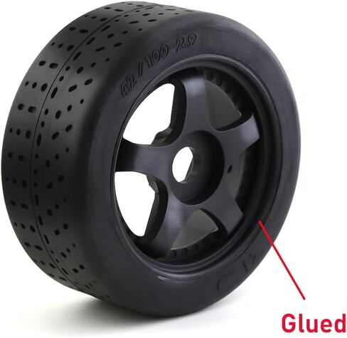 مجموعات إطارات RC كاملة مُلصقة مسبقًا 100 مم مع كم سداسي 17 مم، 4 قطع صواميل 17 مم لـ Arrma Typhon 3S 6S Mega 550 Infraction 6S أجزاء ترقية الأسطوانة غير المحدودة in Kuwait