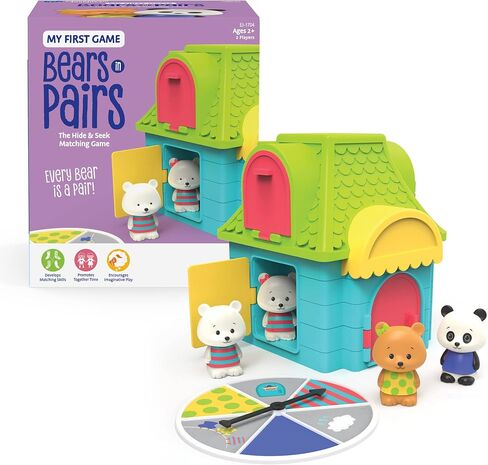 Educational Insights My First Game: Bears In Pairs, Hide & Seek Memory & Matching Game For Toddlers, Gift For Girls & Boys, Fun Family Game For Kids Ages 2+ in Saudi Arabia
