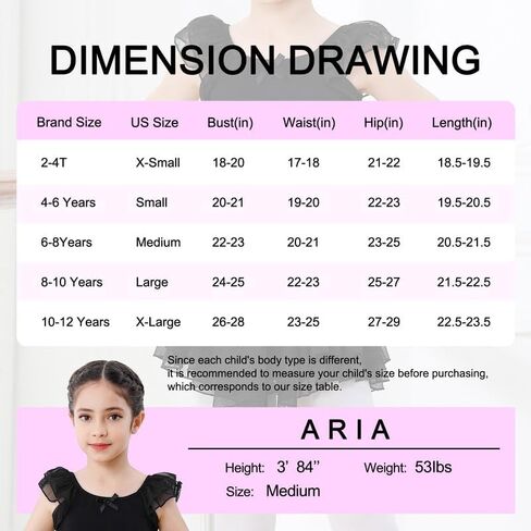 DIPUG Ballet Leotards for Girls Dance Leotard Toddler Dress Removable Shorts Crotchless in Saudi Arabia