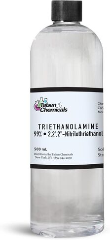 Triethanolamine (Tea) for Cosmetics 500 mL 99% pH Balancer, Surfactants DIY Skincare and Cosmetic Products by Talsen Chemicals in Kuwait