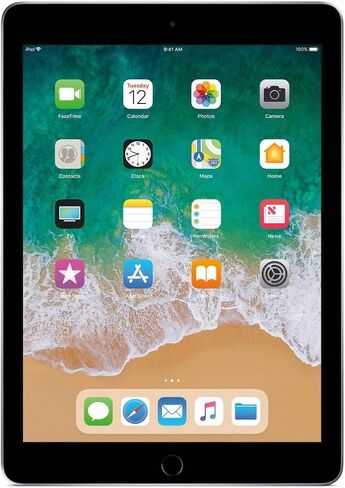 Apple كمبيوتر iPad (الجيل الخامس) - 32 جيجا بايت - WiFi - رمادي (تم تجديد Premium) in Saudi Arabia