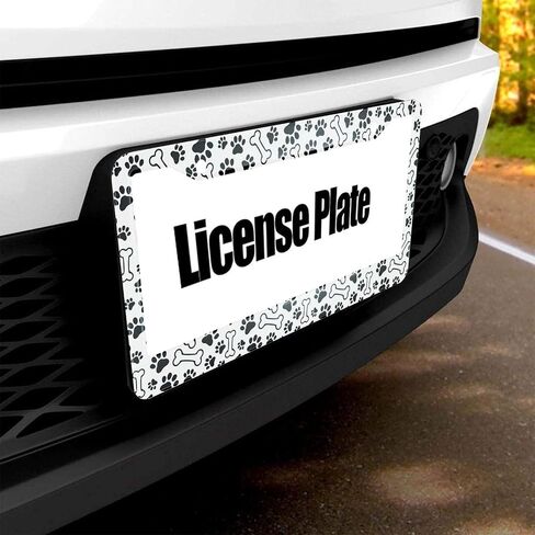 Don't Tread on Me American Us Flag Retro License Plate Frame Stainless Steel Car Accessories Personalized License Plate Holder Fits Standard U.S. Vehicles Size: 12.2 x 6.3 Inches for Men Women in Saudi Arabia