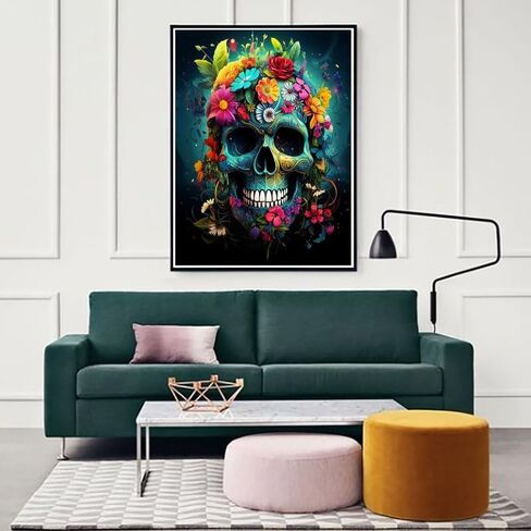 Zariocy 5D Diamond Art Kits for Adults Piano, DIY Diamond Painting Art Flowers Round Full Drill Crystal Diamond Embroidery Paintings Arts Craft for Home Office Wall Decor 12x16 inch in Saudi Arabia