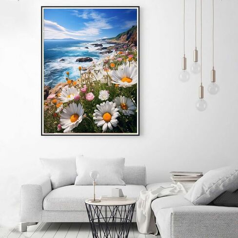 Zariocy 5D Diamond Art Kits for Adults Piano, DIY Diamond Painting Art Flowers Round Full Drill Crystal Diamond Embroidery Paintings Arts Craft for Home Office Wall Decor 12x16 inch in Saudi Arabia